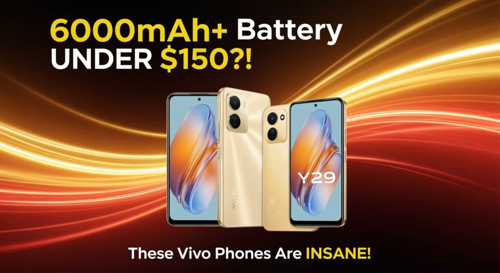 7 Affordable Vivo Phones with 6000mAh+ Batteries and Great Specs for Gaming and Streaming