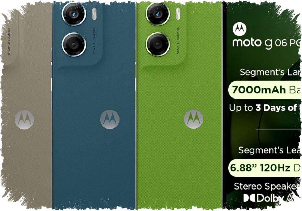 Motorola Moto G06 Power Shakes Entry-Level Market with 7000mAh Battery, Blazing 120Hz Display & Unmatched Power Performance