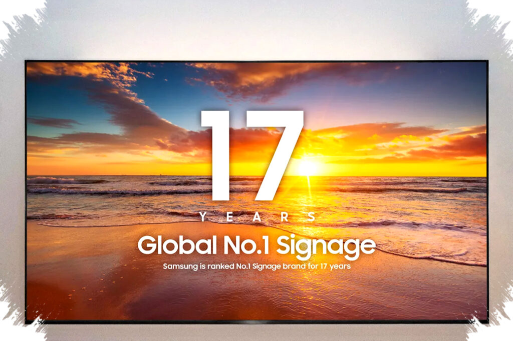 17 Years Unshaken Samsung Dominates Commercial Display Market, Innovation and Sustainability Redefine Leadership