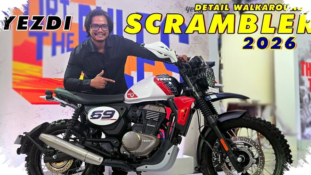 Yezdi Scrambler 350 Blends 30 PS, 30 Nm, and 30 km/L in a Lightweight 350cc Package