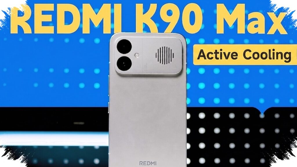 Xiaomi Puts Active Cooling Inside Redmi K90 Max, A New Gaming Phone With A Built-In Fan