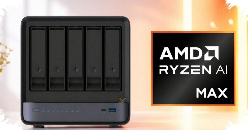 Minisforum N5 Max Debuts as a Strix Halo NAS With Up to 200 TB Storage