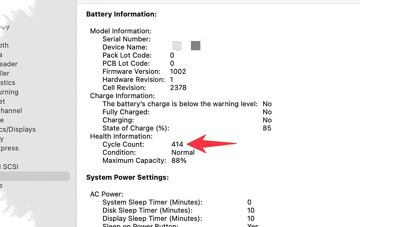 MacBook Battery Health Signals Explained, Cycle Count Shows When Replacement Becomes Necessary
