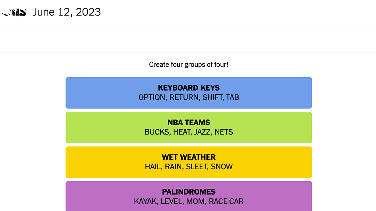 NYT Connections on May 13 Looks Simple, But Double-Meaning Traps Mislead Players