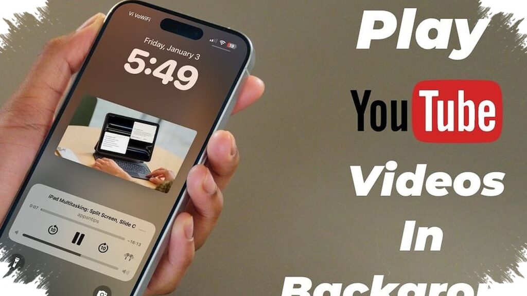 Keep YouTube Playing In The Background, No Extra App Or Subscription Needed