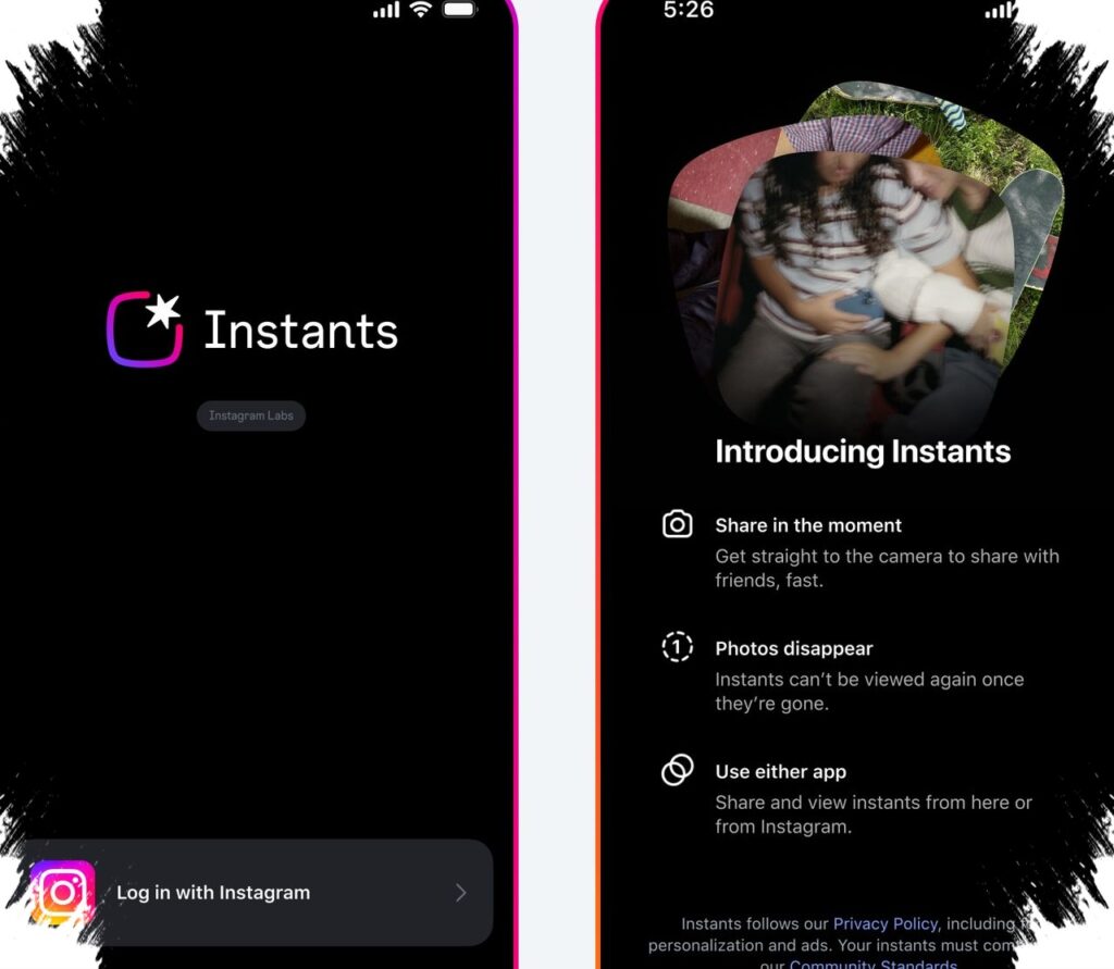Instagram’s New Instants Limit Photos To One View, Private Sharing Gets Tighter Than Stories