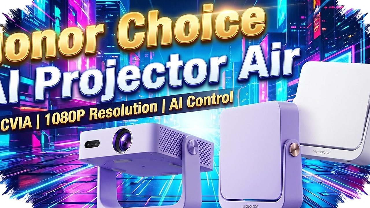 Honor Choice AI Projector Pro Puts Setup Ease First, With Clean Android 9.0 and Full HD Output