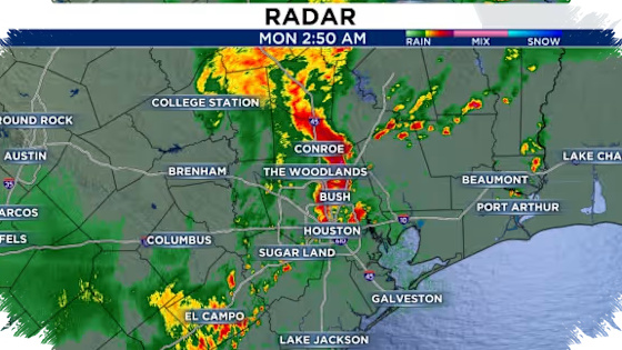 Live Radar Tracks Flood Advisory Sunday Night, Houston Faces Another Wet Threat
