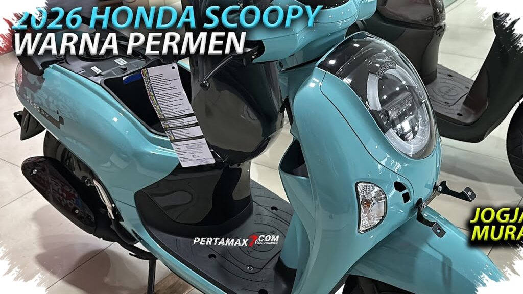 Honda Scoopy Mint 2026 Brings A Softer Pastel Look That Feels More Premium