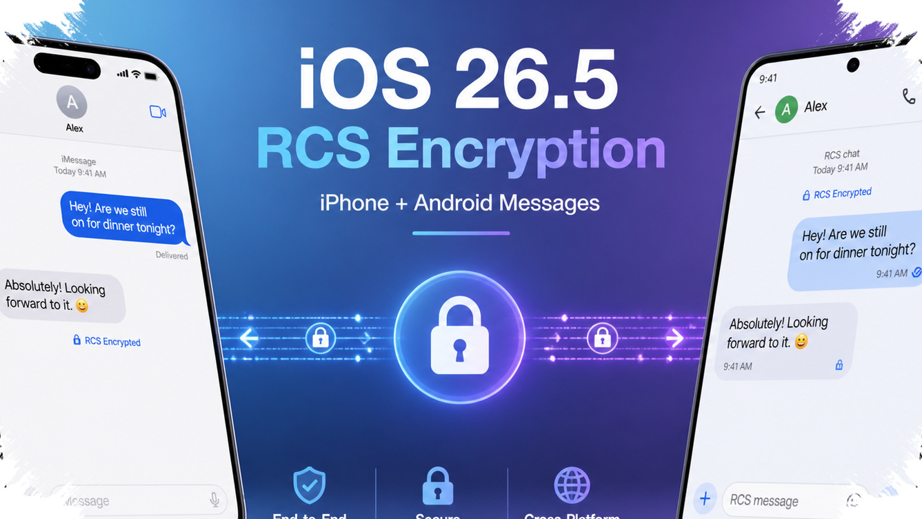 Apple Brings End-To-End RCS Encryption To iPhone, Messages With Android Get Safer In iOS 26.5
