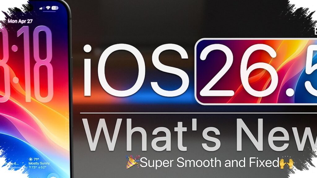 iOS 26.5 Promises Smoother Animations, But Battery Life May Take A Small Hit