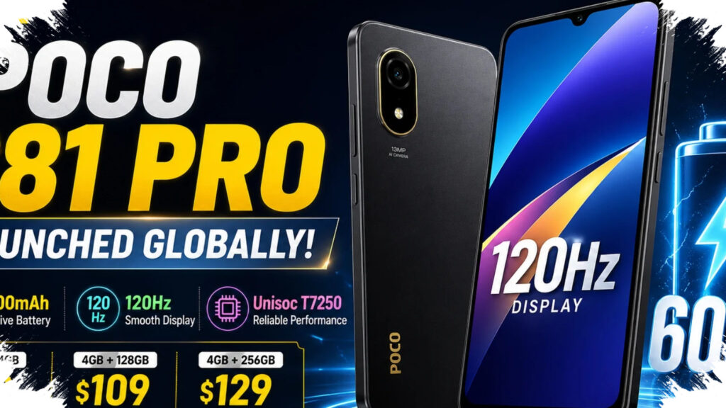 Poco C81 Pro Brings A 6,000mAh Battery And HyperOS 3 To The Budget Segment