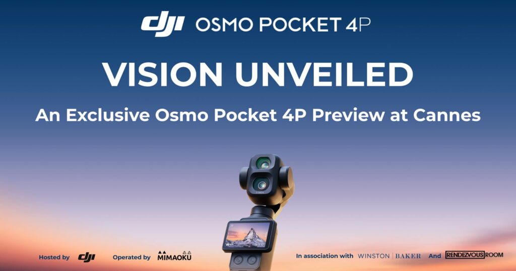A Pocket Camera Built For Cannes, DJI Points Osmo Pocket 4P At Serious Filmmakers