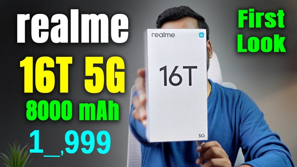 Sony 50MP Camera, 8,000mAh Battery Put Realme 16T 5G on Rival Watchlists