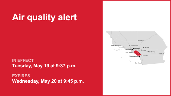 Air Quality Alert Hits Orange County And Santa Ana Mountains, Residents Urged To Stay Indoors