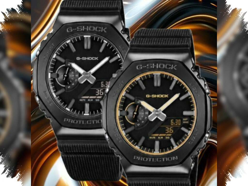Two Blacked-Out CasiOak GM-2100 Models Surface Early, One Adds Gold for Extra Contrast