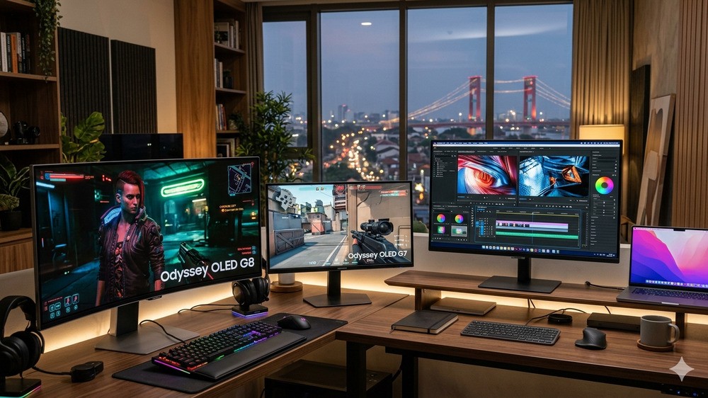 Samsung Expands Premium Monitor Lineup In Indonesia With Speed For Gamers And Precision For Creators