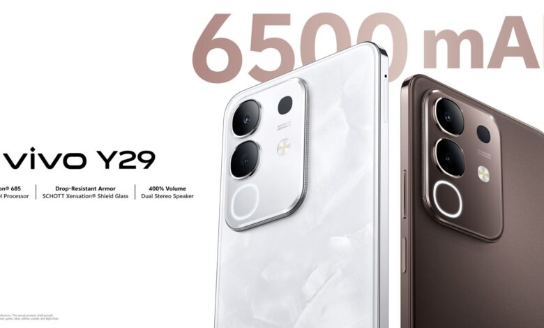 Vivo Y29 Brings a Curved 3D Screen and 80W Charging to a More Accessible Class