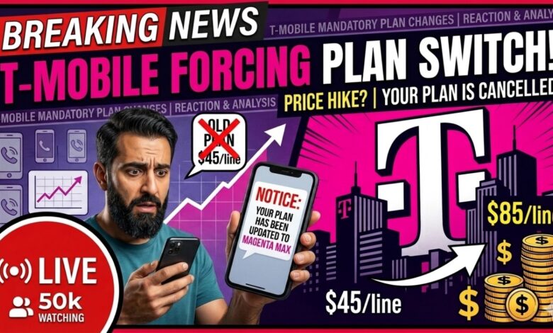 T-Mobile Quietly Moves Legacy Customers, Some Face Higher Bills on New Plans