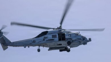 Navy Searches for Missing Crew Member After U.S. Helicopter Makes Arabian Sea Water Landing