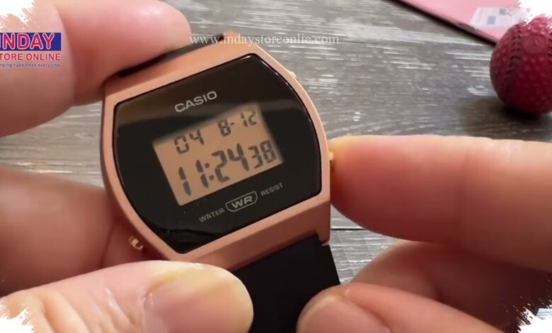 Casio’s LW-204 Gets a Liquid-Metal Display Stand, Turning a Simple Watch Into Art