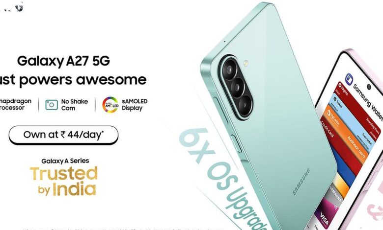 Galaxy A27 5G Skips DeX, but Brings 120Hz Display, AI, and 6 Years of Updates