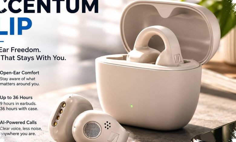 Sennheiser’s New Clip-On Earbuds Mix LDAC, Open-Ear Comfort, and 36-Hour Battery Life