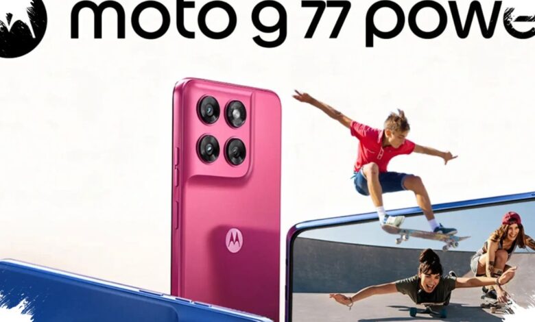 Moto G77 Power Arrives with a 7,000 mAh Battery, and the Gap to the Regular Model Is Huge