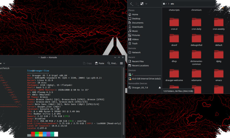 Drauger OS 7.8 Bets on KDE Plasma and Kernel 7.0 to Win Over Linux Gamers