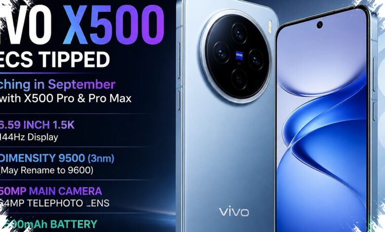 Vivo X500 Leaks Put a 64 MP Periscope Lens in the Regular Model’s Spotlight