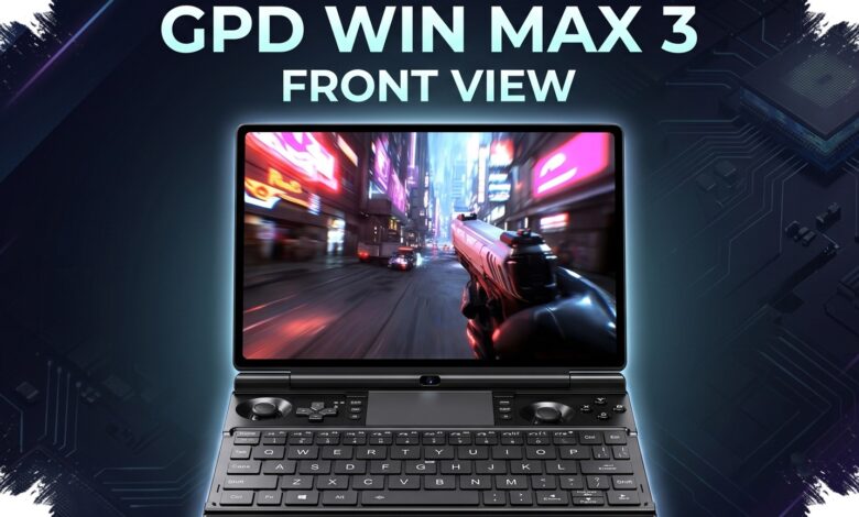 GPD Win Max 3 Pushes the Limits, 128 GB RAM and an AMOLED 165 Hz Screen