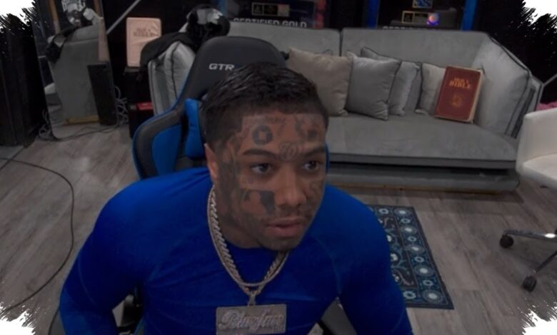 Blueface Reacts to Jaidyn Alexis Claims, Then Cuts Off a Raw Livestream