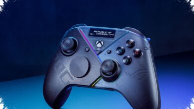 Asus Hints at a New ROG Controller, Small Screen Points to 8,000Hz Polling