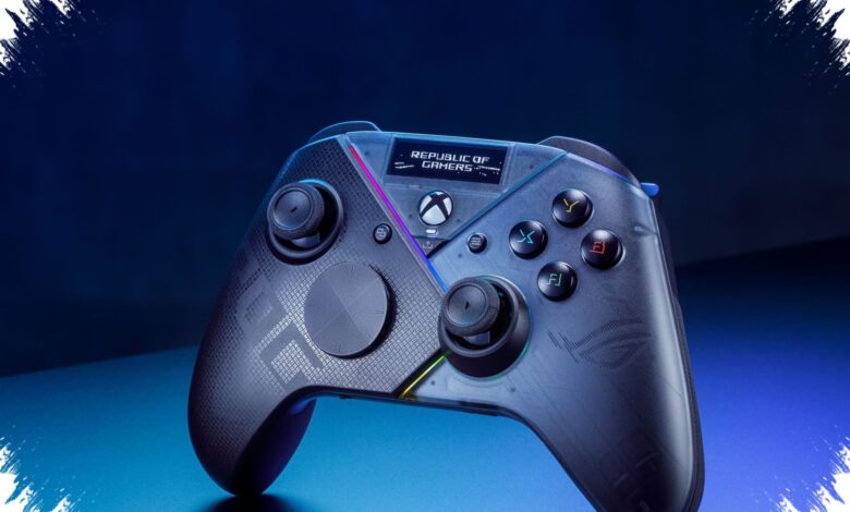 Asus Hints at a New ROG Controller, Small Screen Points to 8,000Hz Polling