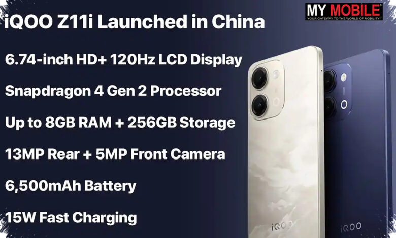 iQOO Z11i Lands With a 6,500 mAh Battery, Affordable Price, and 120Hz Screen