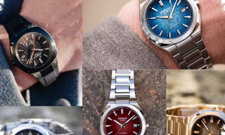 Casio Edifice EFK-200 Brings Forged Carbon to a Smaller, More Wearable Format