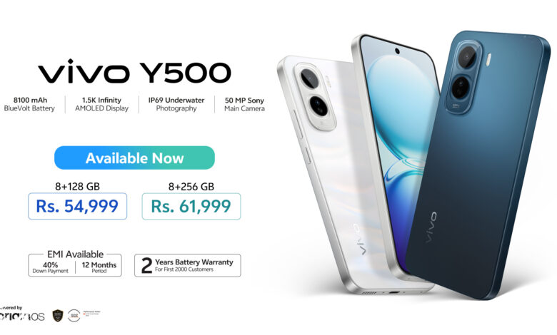 Vivo Y500 Packs 8,100 mAh Into a Slim Body, and the Price Is Hard to Ignore