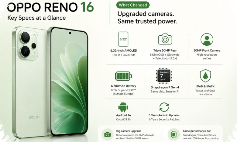 Reno 16 F 5G Packs a 7,000 mAh Battery, and Oppo’s Price Tag Feels Hard to Ignore