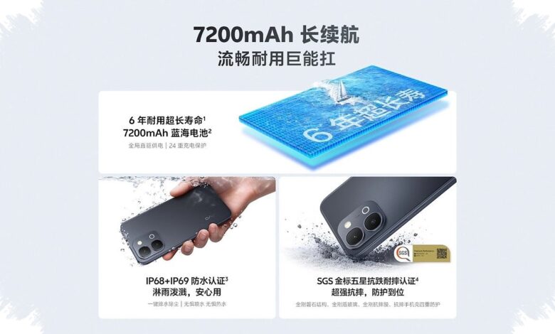 Vivo G5i and G5z Appear Quietly, 7,200 mAh Battery and Six-Year Endurance Claim