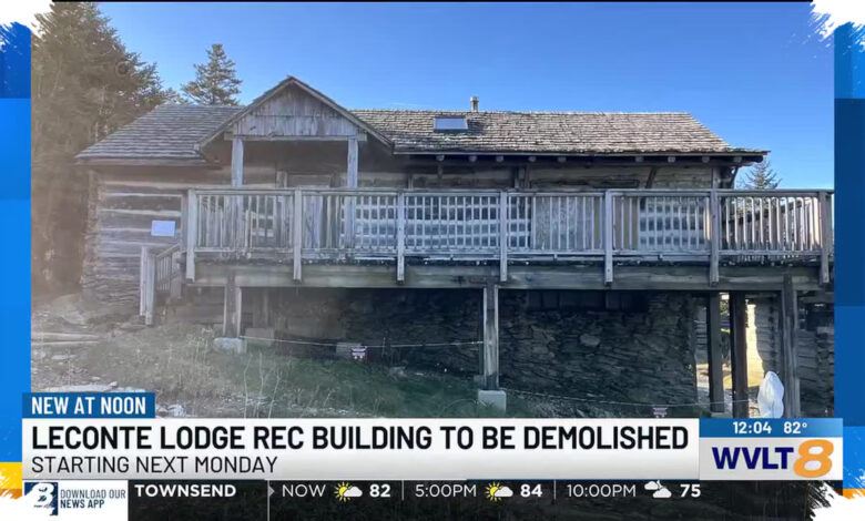 LeConte Lodge Demolition Will Trigger Smokies Traffic Delays, But Hikers Can Still Pass