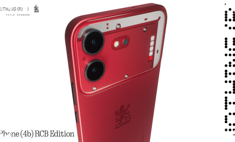 Nothing Phone (4b) Brings a 6,000mAh Battery, RCB Edition Vanishes Fast