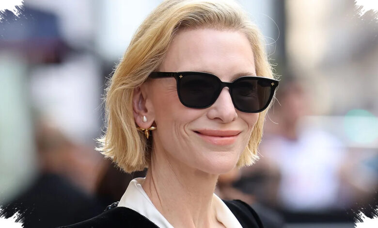 Cate Blanchett Steps Out With Son Ignatius In A Rare Paris Fashion Moment