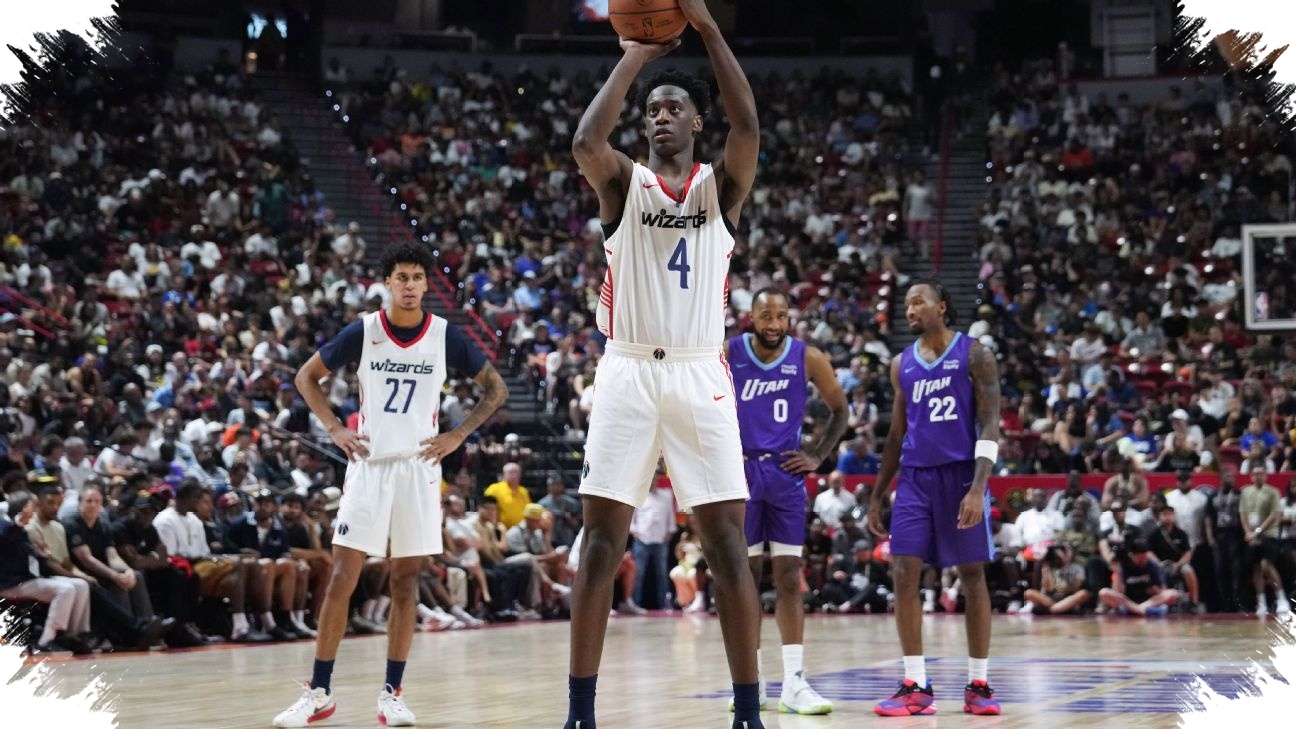 AJ Dybantsa Steals The Spotlight In Wizards-Jazz Summer League Duel