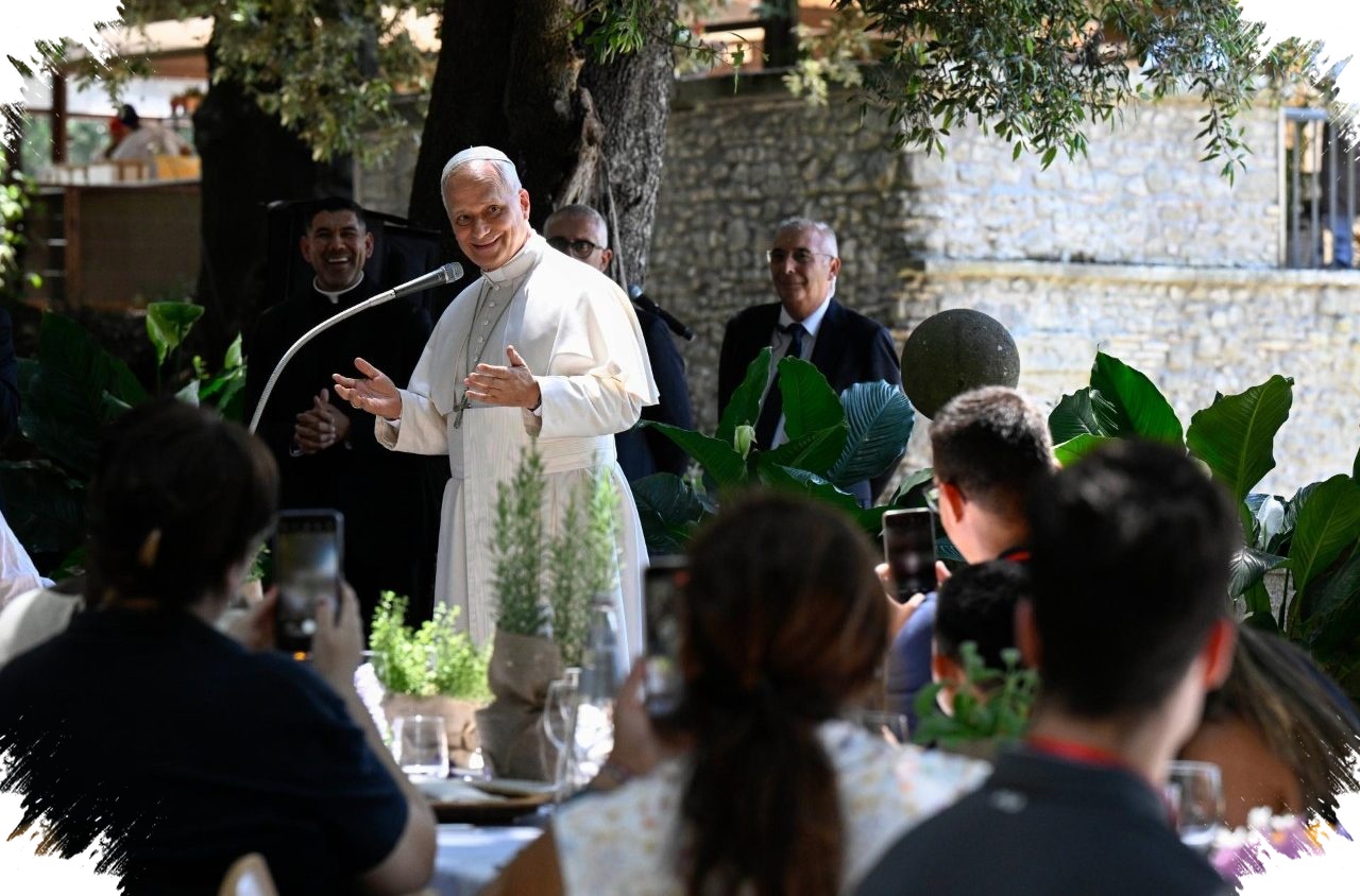 Pope Leo Brings Hunger for Justice to Castel Gandolfo Lunch with the Poor