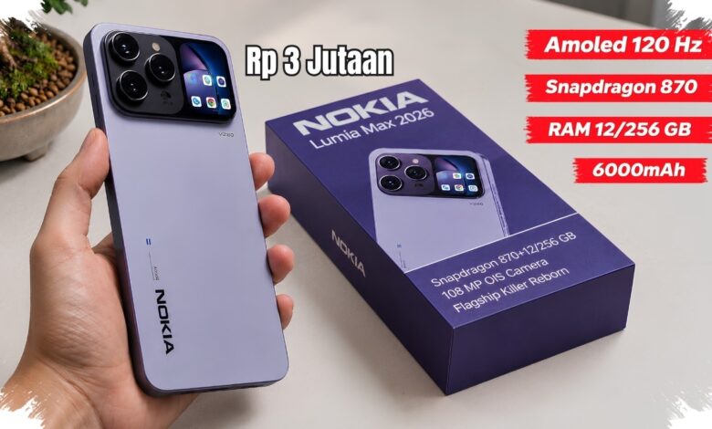 Nokia Lumia Max 2026 Rumors Point to Snapdragon Flagship Power and 16GB RAM