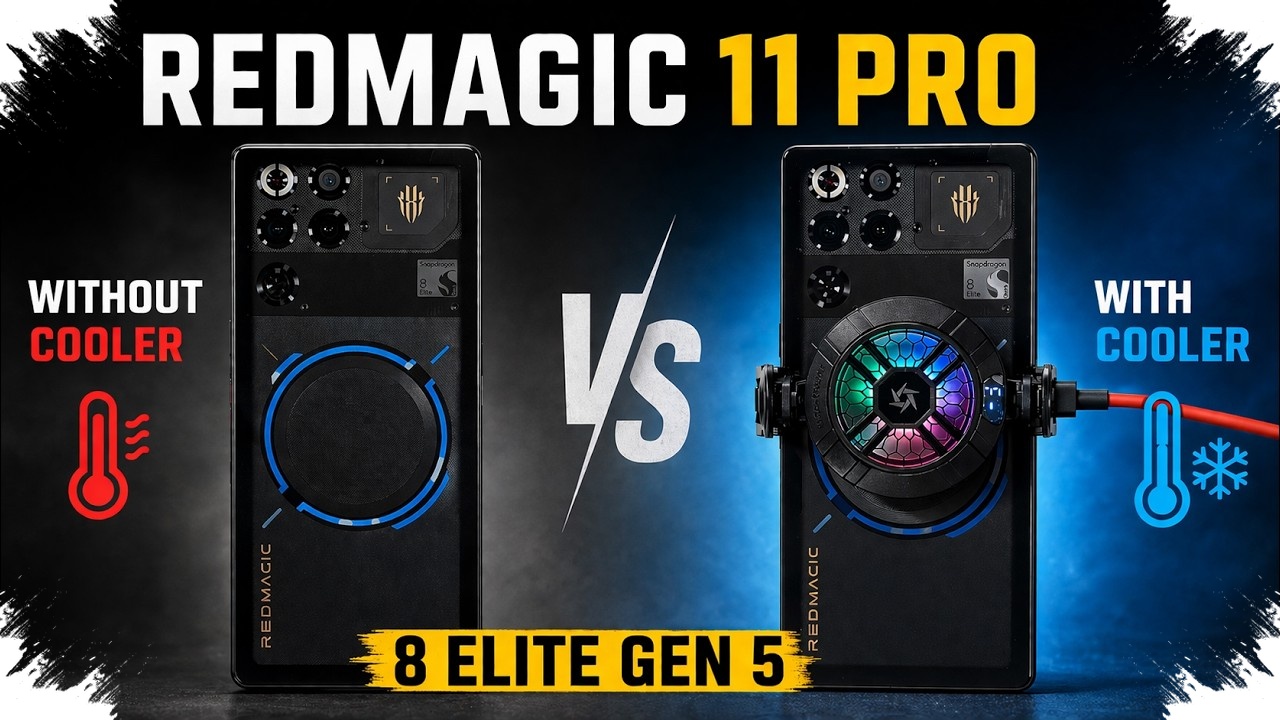 RedMagic 11S Pro Pushes Snapdragon 8 Elite to Its Limit, a 24,000 RPM Fan Keeps It Cool