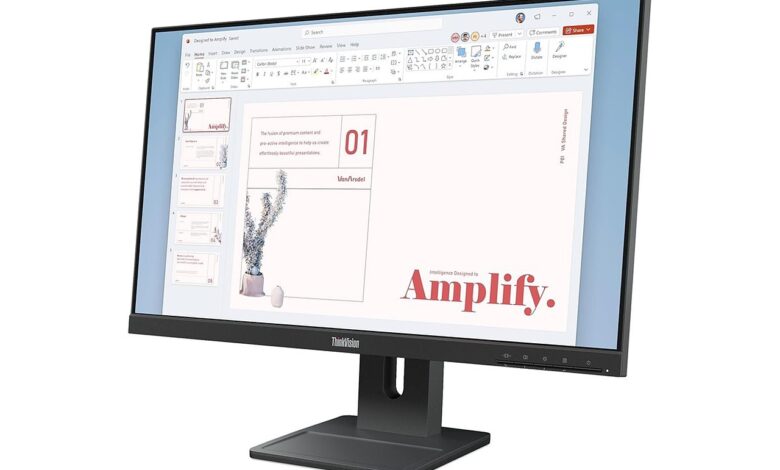 Lenovo ThinkVision E24q-30 Brings 1440p and 100Hz to a Monitor That Feels Built for More