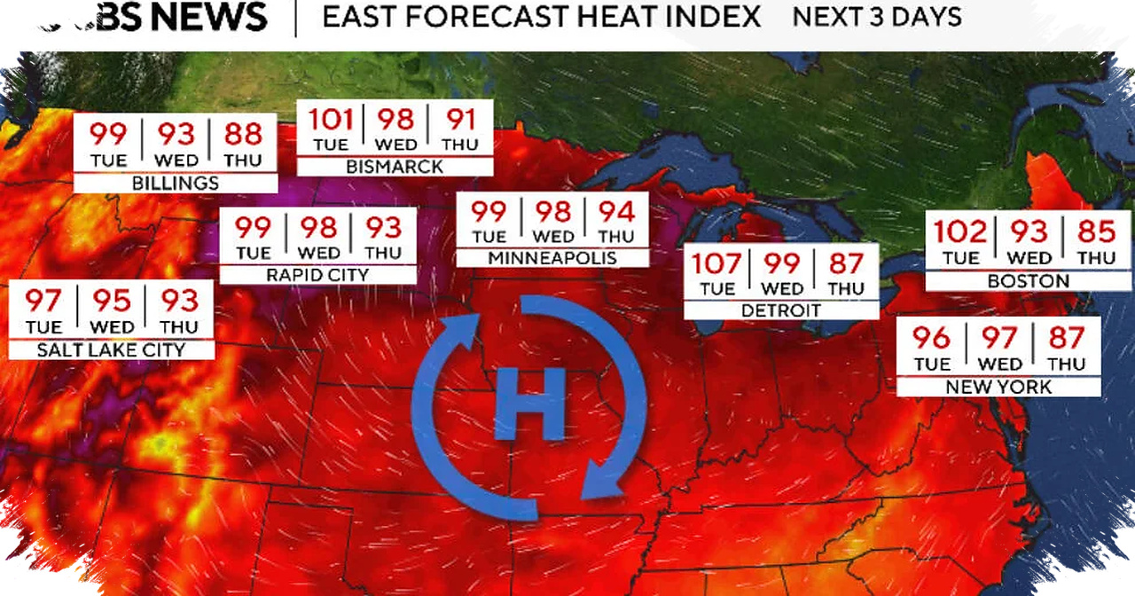 Heat Dome Grips 100 Million Americans, Maps Show The States Facing The Worst Of It