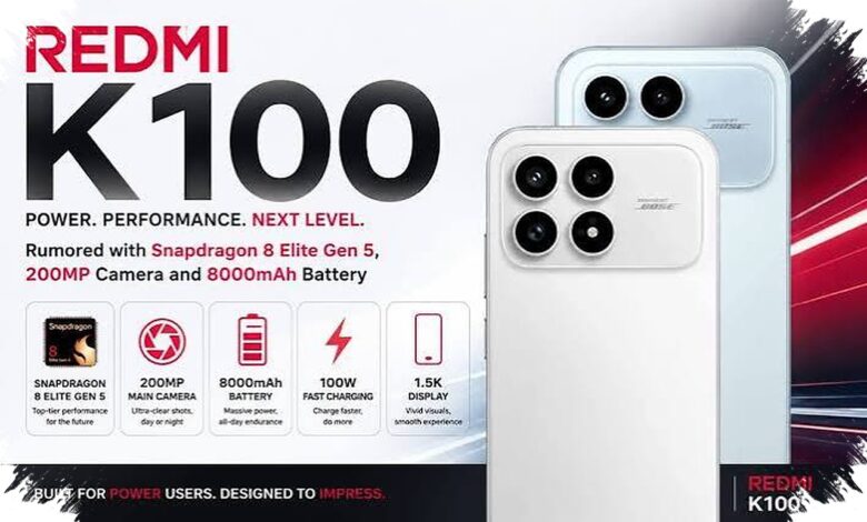 Redmi K100 Prototype Leaks With 185Hz Display and 9,000mAh Battery
