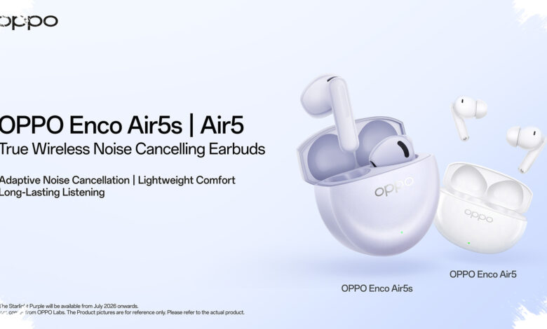One Is Built for Silence, the Other for Comfort, Oppo’s Enco Air5 Duo Splits the Job